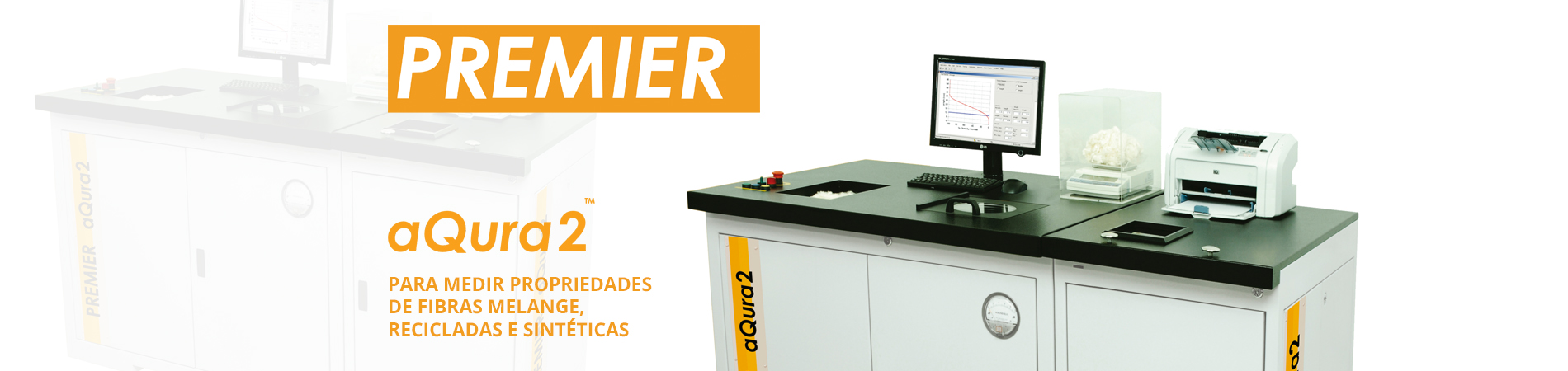 Premier: aQura2 para medir propriedades de fibras melange, recicladas e sintéticas