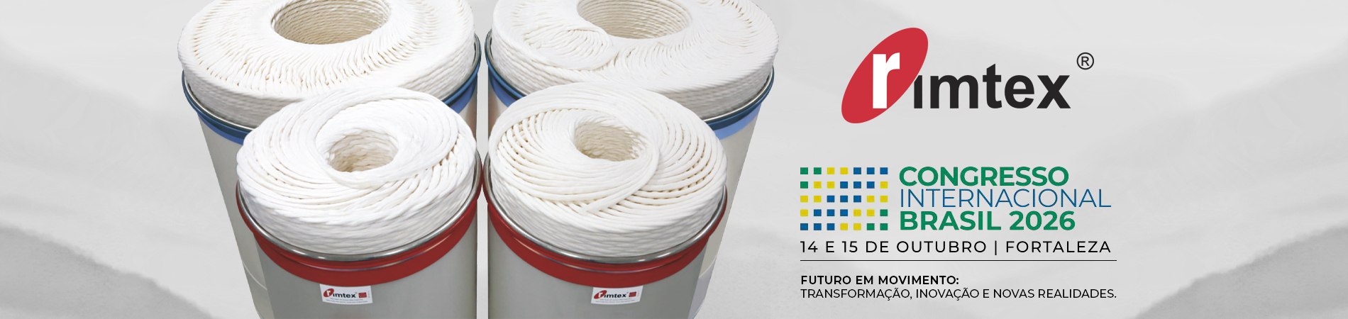 RIMTEX: participa como patrocinadora do Congresso Internacional Brasil 2026